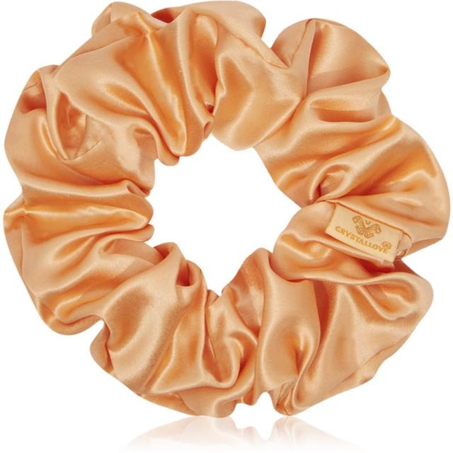Crystallove Mulberry Silk Scrunchie silk scrunchie Peach fuzz 1 pc