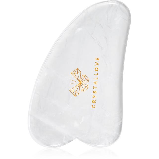 Crystallove Clear Quartz Gua Sha massage tool 1 pc