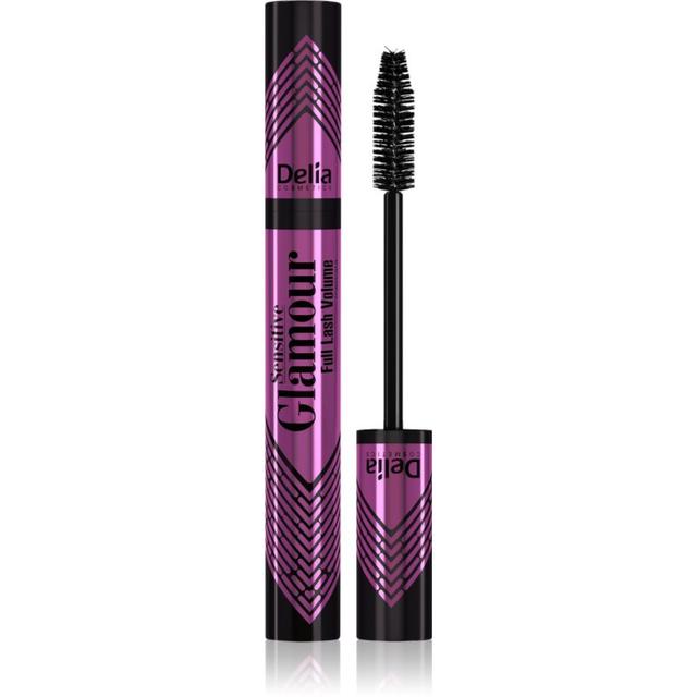 Delia Cosmetics Glamour volumising and lengthening mascara for sensitive eyes shade Black 11 ml