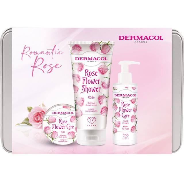 Dermacol Flower Care Rose gift set tin box