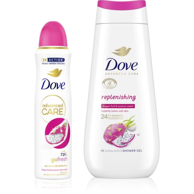 Dove Advanced Care Replenishing deodorant and shower gel bulk pack