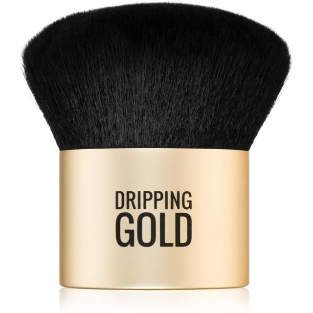 Dripping Gold Luxury Tanning kabuki brush for face and body Large 1 pc