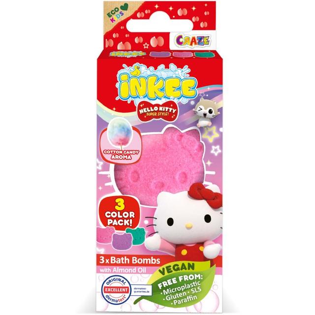 Hello Kitty Bath bath bomb for children 3x15 g