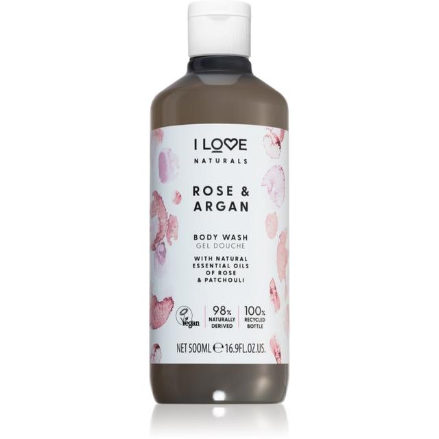 I Love Naturals Rose & Argan delicious shower gel with rose fragrance 500 ml