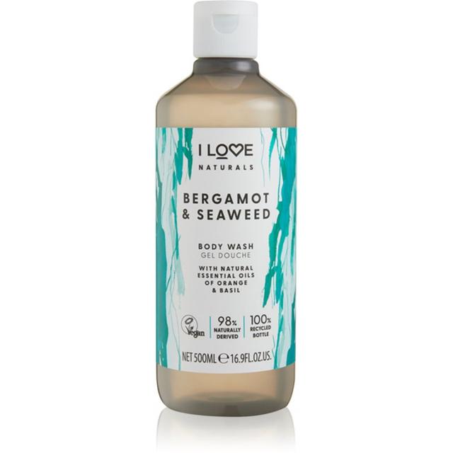 I Love Naturals Bergamot & Seaweed perfumed shower gel 500 ml