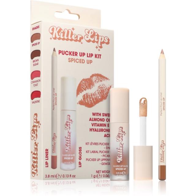 Killer Lips Pucker Up Lip Kit set for lips for women Spiced Up
