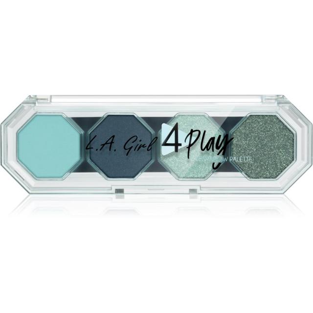L.A. Girl Cosmetics 4 Play eyeshadow palette shade All Nighter 3.2 g
