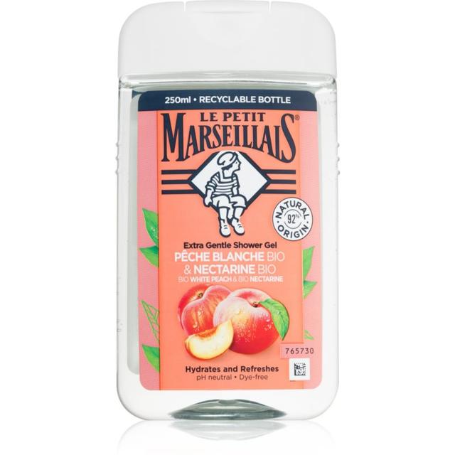 Le Petit Marseillais White Peach Bio & Nectarine Bio gentle shower gel 250 ml