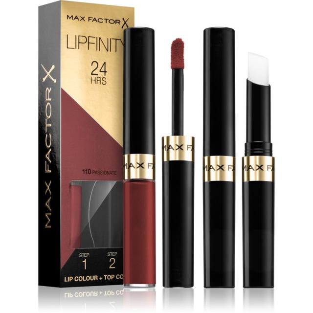 Max Factor Lipfinity Lip Colour long-lasting lipstick with balm shade 110 Passionate 4.2 g