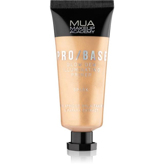MUA Makeup Academy PRO/BASE Glow Dew brightening makeup primer shade Spark 30 ml