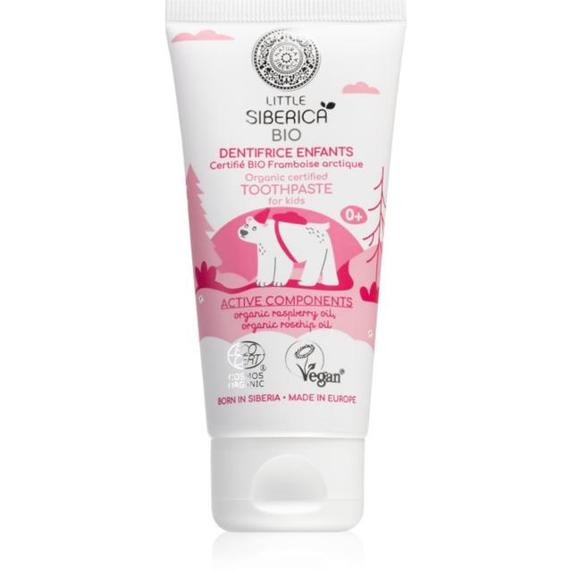 Natura Siberica Little Siberica BIO natural raspberry-flavoured toothpaste for kids 60 g