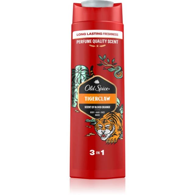 Old Spice Tigerclaw shower gel for face, body, and hair for men 400 ml
