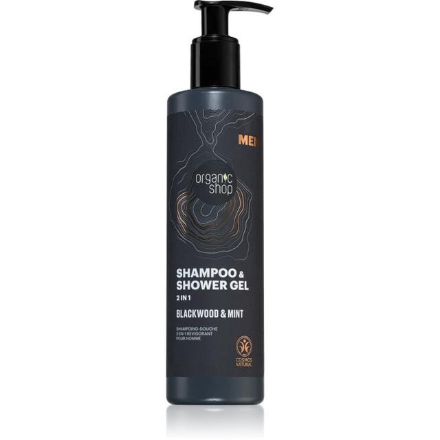 Organic Shop Men Blackwood & Mint 2-in-1 shampoo and shower gel for men 280 ml