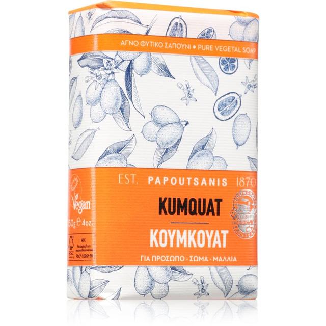 PAPOUTSANIS Kumquat bar soap 150 g