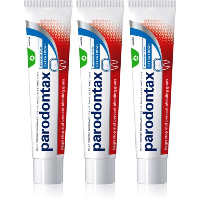 Parodontax Extra Fresh toothpaste for bleeding gums 3 x 75 ml