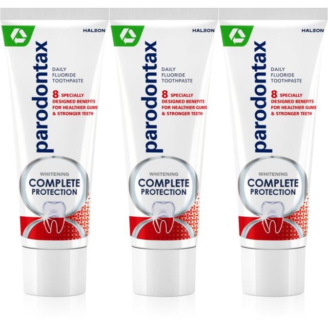 Parodontax Complete Protection Whitening whitening toothpaste with fluoride 3x75 ml