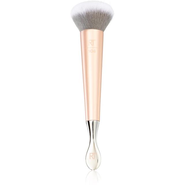 Real Techniques Skincare Primer stippling brush for foundation and primer application with spoon 1 pc