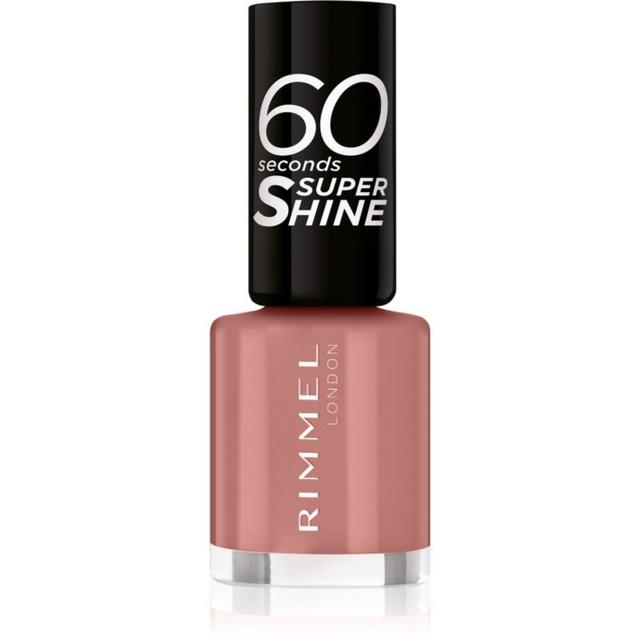 Rimmel 60 Seconds Super Shine nail polish shade 230 Mauve To The Music 8 ml