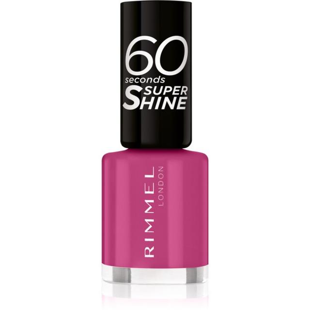 Rimmel 60 Seconds Super Shine nail polish shade 321 Pink Fields 8 ml