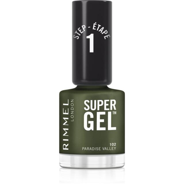 Rimmel Super Gel gel nail polish without UV/LED sealing shade 102 Paradise Valley 12 ml