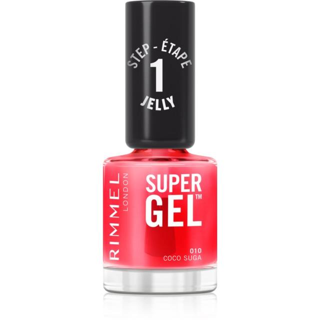 Rimmel Super Gel gel nail polish without UV/LED sealing shade 010 Coco Suga 12 ml