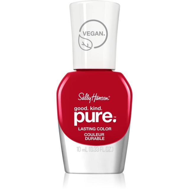 Sally Hansen Good. Kind. Pure. long-lasting nail polish with firming effect shade Natural Red 10 ml