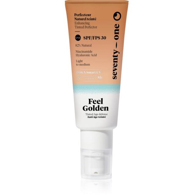 SeventyOne Feel Golden SPF30 toning sun fluid for the face SPF 30 40 ml