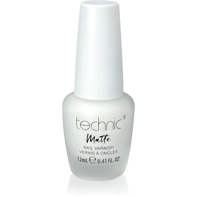 Technic Cosmetics Matte Nail Varnish long-lasting nail polish with matt effect shade White 12 ml