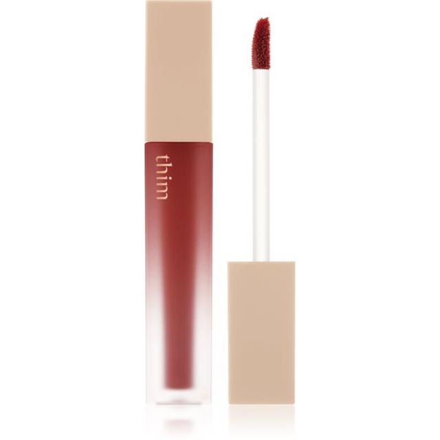 thim Sheer Matte Liquid Lip light liquid matt lipstick shade 04 Petal Red 4 g
