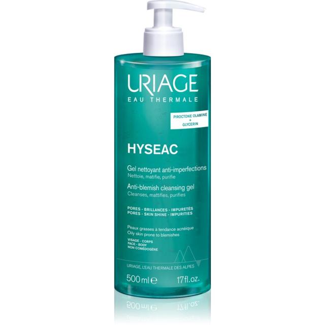 Uriage Hyseac Cleansing Gel gentle cleansing gel for face and body 500 ml