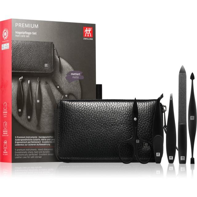 Zwilling Premium Black manicure set for men