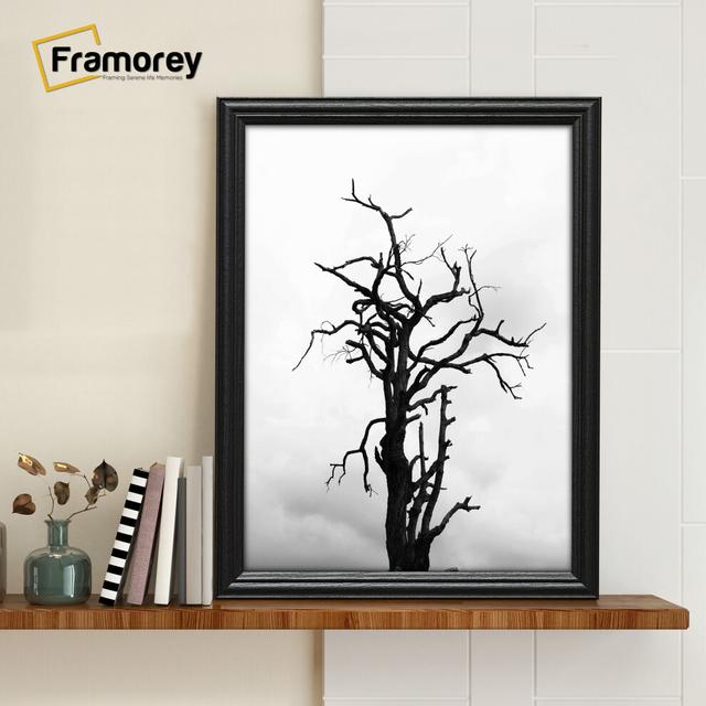 (18x6 Inch) Black Picture Frame / LW Style Wall Art Frame / Modern Photo Frames