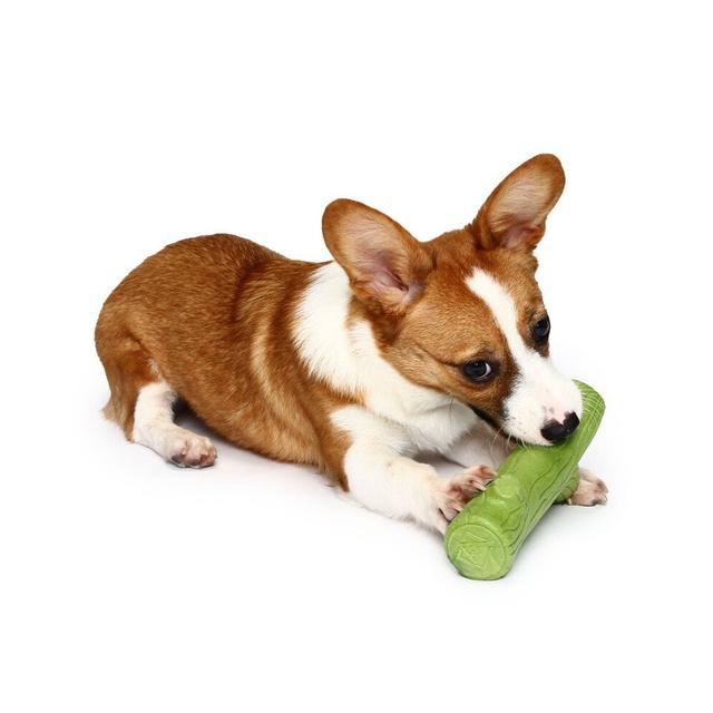 (Red) Branch Solid Molar Wearable Pet Toys Training dog Props Enhance the Intelligence Dog Toys