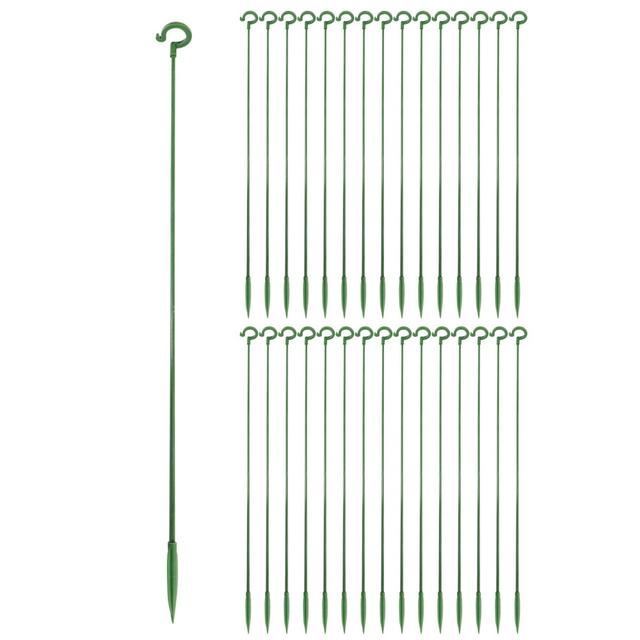 30Pcs Plant Stakes for Flowers, Single Stem Plant Support, Garden Plant Stakes for Amaryllis Lily