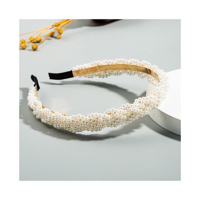 Full Pearls Women Hairbands Sweet Headband Hair Hoops Holder Ornament Head Band Lady Hair Accessories