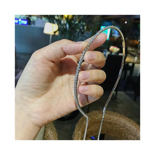 Bling Bling Rhinestone Hairbands for Women Long Tassel Bow Bands Headband Wedding Hair Band Accessories