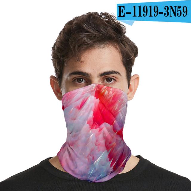 Galaxy Scarf Men/women Bandana Scarf 3D Gradient Scarf Unisex Galaxy Reusable Shawl Starry sky Scarf