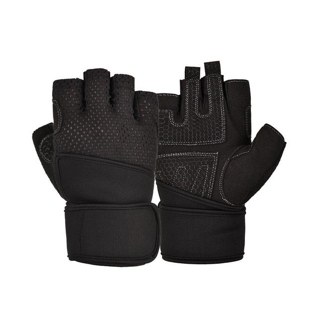 (black White-XL) Gym Gloves Bodybuilding Weightlifting Silicone Anti-slip Dumbbell Training Fitness Gloves Crossfit Workout Exercise