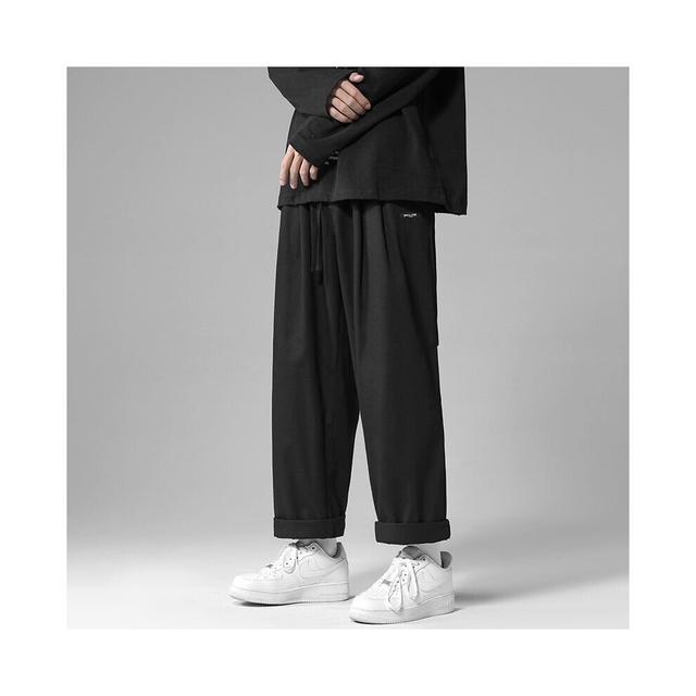 Summer Cotton Casual Pants Men Retro Cargo Pants Men Japanese Streetwear Hip Hop Loose Straight Pants Mens Trousers