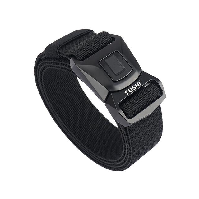 Elastic Belts For Men Anti-Rust Metal Quick Release Buckle Military Tactical Belt Strong Nylon Jeans Belt