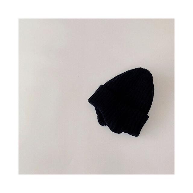 2022chic wind pit strip children plus lined winter warm hat men and women baby solid ear protection hat knitted