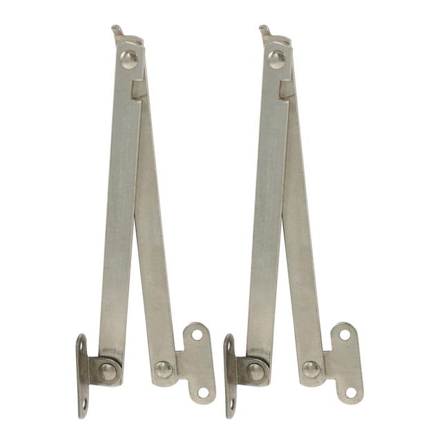 2X Furniture Cupboard Door Front Desk Foldable Lid Support Hinge Stay