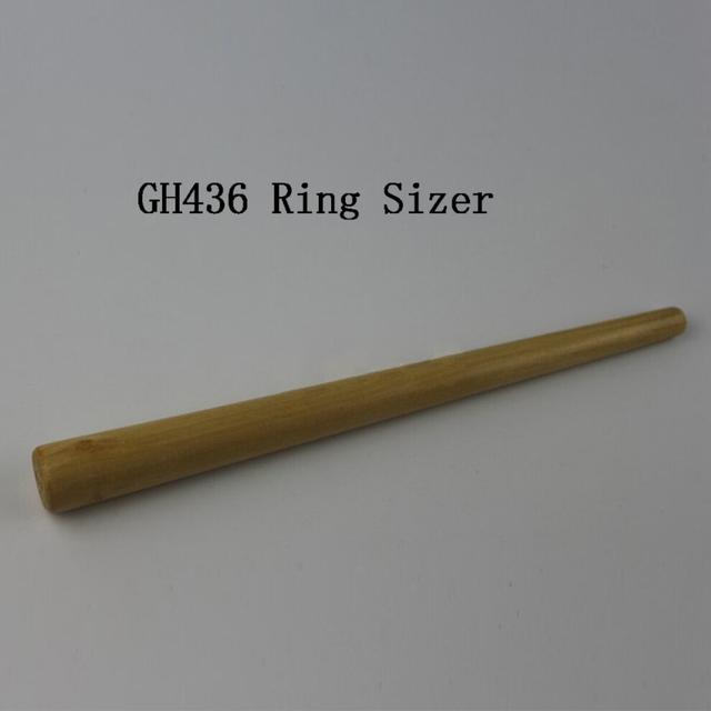 Wooden Ring Sizer Ring Mandrel-Solid Wood Jewelry Making Repair Tool