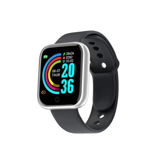 silicagel Watch Women Men Wristwatch Heart Rate Sports Smartwatches Electronic Clock Fitness Message Heart Rate Body Sleep Kids