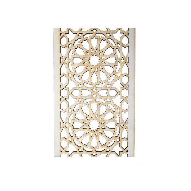 Arab Lattice Openwork - Wood Cut by Laser - Model 1 -