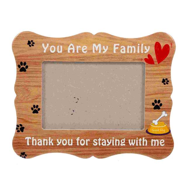 Frame Photo Picture Memorial Ceramic Pet Desktop Display Holder Dog Memory Decorative Frames Sympathy Tabletop Cat Box Dry