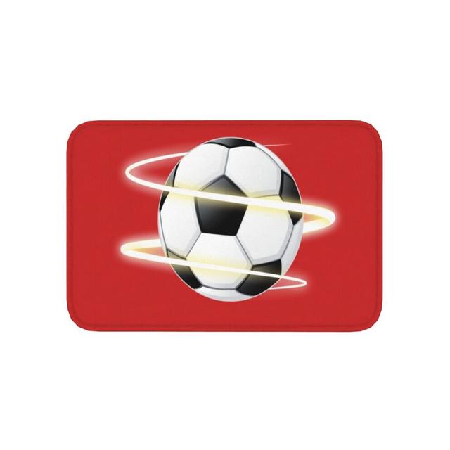 Football Fantasy Pattern Doormat Mat Anti-Slip Soccer Ball Bath Kitchen Garden Rug Carpet 40*60cm