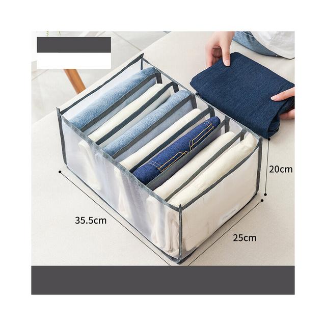 Clothes storage artifact Wardrobe drawer clothes T-shirt divider bag basket pants compartment box storage box folding box