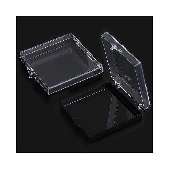 Transparent Nail Art French False Nail Tips Box Bead Storage Case Organizer Container Display Accessories Plastic Container