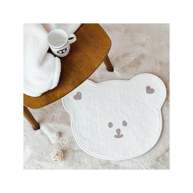 Ins Bear Carpet Anti-slip Rug for Bedroom Bedside Rug Kids Room Decor Soft Floor Mat Entrance Doormat Childrens Mat